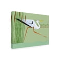 thumbnail image 2 of Trademark Fine Art 'Great Blue Heron On Green' Canvas Art by Marie Sansone, 2 of 3