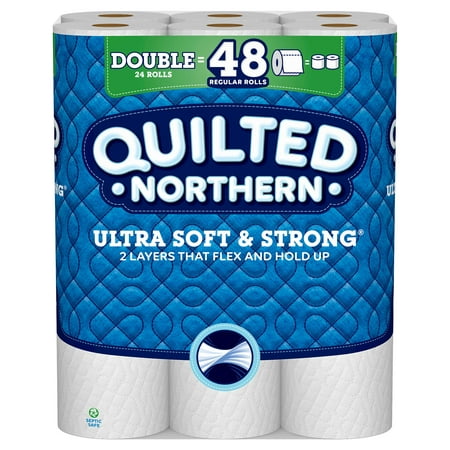Quilted Northern Ultra Soft & Strong Toilet Paper, 24 Double