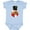 Baby Blue, variant on Inktastic Christmas Nutcracker in Red Boys or Girls Baby Bodysuit
