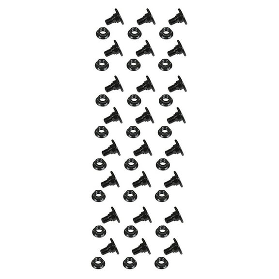 RAParts (24) Vicon Disc Mower Blade Bolts with Nuts Replaces B1374593, 1374593 200K, 1374593200K