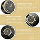 thumbnail image 2 of 1 PC Hombres Relojes Casual WristWatches Strap de cuero Ver Marido Verifico Regalo, 2 of 7