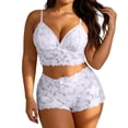 thumbnail image 3 of Pounoo Women's Loungewear Sets Sleeveless Top Elastic Waist Shorts Solid Two Piece Outfits Cozy Breathable Lightweight Sleepwear Gift, 3 of 9