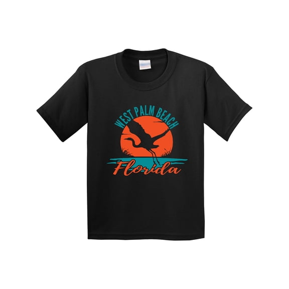 Inktastic West Palm Beach Florida Vacation Youth T-Shirt