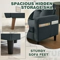 thumbnail image 4 of Soscana Living Room Furniture Set, Sectional Sofa Couch with Storage Ottoman and Loveseat,L-shaped 3 Seater Sofa with Side Pockets, for Living Room Apartment Office Studio, 4 of 7