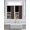 Brown, variant on Sage Green Black Bathroom Window Curtain, Farmhouse Striped Modern Abstract Art Light Filtering Coffee Kitchen Curtains, Bedroom Living Room Curtains 2 Panel 84"x45"