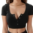 thumbnail image 1 of Cathalem Summer Tops for Women Slim Fit T Shirts Basic Tee Smoke Cloud Pro Collection,Black M, 1 of 5