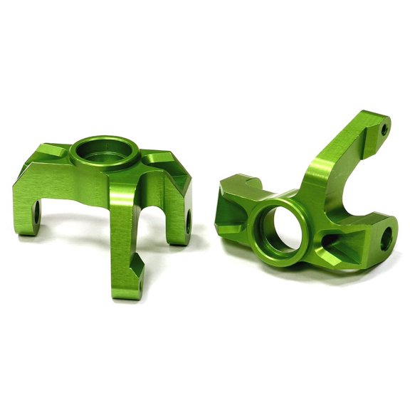 Integy RC Toy Model Hop-ups C24685GREEN Billet Machined Steering Knuckles for HPI 1/8 Apache SC & C1 Flux