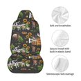 thumbnail image 4 of Wukai Farm Animals 2 Full Set Car Seat Covers with Soft Padding Universal Auto Front Seats Protector and Cushion Mat, 4 of 5