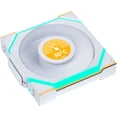 thumbnail image 4 of Lian Li 12RSLLCD1W1W Wireless 120mm ARGB Case Fan SL-LCD Reverse Blade Single White, 4 of 7