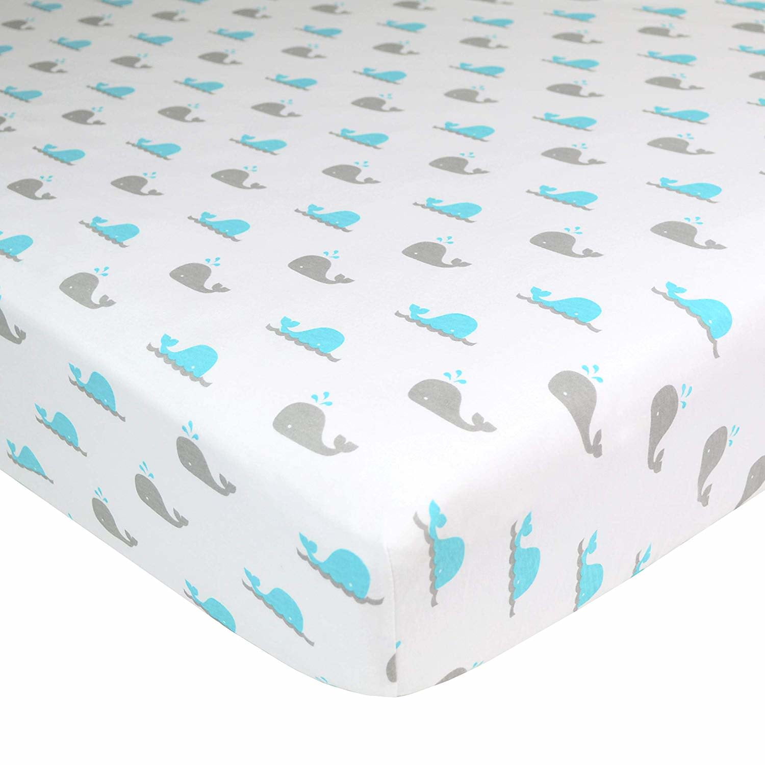 Turquoise American Baby Company Supreme Jersey Knit Crib Sheet Free Ship New 