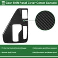 thumbnail image 5 of Unique Bargains Carbon Fiber Gear Shift Knob Button Cover for Subaru Crosstrek 2024-2025 Console Gear Panel Decal Trim Sticker Interior Accessories Carbon Fiber Black, 5 of 6