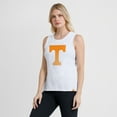 thumbnail image 4 of Women's Fanatics White Tennessee Volunteers Activate Slub Tank Top, 4 of 5