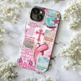thumbnail image 6 of Christian Bible Verse Collage Phone Case, Pink Cross Faith iPhone Cover, Inspirational Scripture Protective Case for iPhone 16 15 14 13 12 11 Pro Max Plus Mini, 6 of 6
