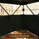 Gymax 3 Personne Portable Chasse Aveugle Vue Surround Tente avec Fenêtre Grillagée – image 4 sur 10