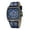 Black Blue, variant on Watches Chronograph for Men Leather Strap Large Dial Quartz Sport Wristwatch Week 24-Hour