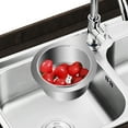 thumbnail image 5 of Sltwyw Stainless Steel Kitchen Sink Strainer Basket 2025 - Multifunction Drains Colander for Filtering Waste, Washing Vegetables & Food Prep, 5 of 9