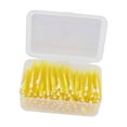 thumbnail image 1 of Brosse Interdentaire, Brosse Flexible Multifonction Pratique pour Appareils Dentaires avec Manche en PP pour Soins Orthodontiques Jaune, 1 of 8