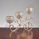 thumbnail image 2 of Candelabro de cristal dorado Sunnimix Candelabros de cristal, 2 of 8