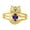 Amethyst, variant on Rings for Women 14K Yellow Gold CAT Ring Oval 7X5MM Gemstone &  Sparkling Diamonds February Amethyst Jewelry Size 13