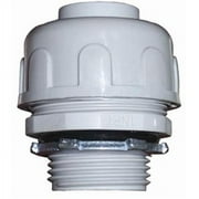 Morris Products 21818 Non-Metallic Liquid Tight Connectors Straight With Steel Locknut 2 In.