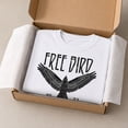 thumbnail image 5 of Free Bird Eagle Graphic T-Shirt, Unisex Classic Fit Cotton Tee, 5 of 5