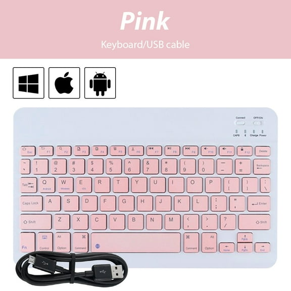 Portable Wireless Bluetooth Keyboard For Android IOS Windows Ipad Tablet Keyboard And Mouse Tablet Accessory Mini Keyboard