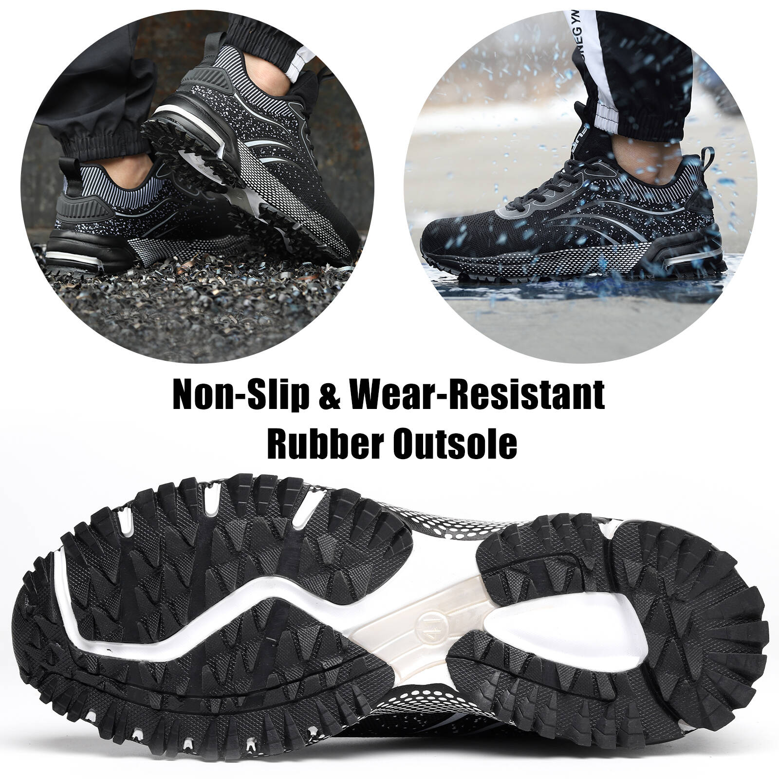 Furuian Steel Toe Lightweight Safety Sneakers photo 3