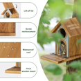 thumbnail image 4 of Comedero de Ardillas de Madera MIXXIDEA Gran Capacidad 17x25x26 cm, 4 of 6