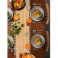 thumbnail image 2 of Cotton Linen Table Runners Thanksgiving Day Dwarf Gnome Happy Fall Y'all Kitchen Dining Burlap Table Decoration for Home Party Decor 14 x 72 Inch, 2 of 8
