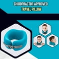 TRAHOOOrthopedic Neck Travel Pillow by Skypillow, Securely Supports