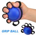 thumbnail image 1 of 1pcs Five Fingers Hand Grip Ball Muscle Power Training Exercise Fitness Equipment, 1 of 5