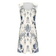 thumbnail image 5 of Xixinqiwan No Boundaries Women Dress,Women's Summer Casual Print Dress Sleeveless Halter V Neck Dresses,2025 Dressy Boho Party Dress, 5 of 5