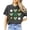 Pepper Shirt, variant on Golf Tournament Shirt for Women & Teens Green Golf Coquette Bows and Flags Tee Ivory Shirt Adult 2X-Large