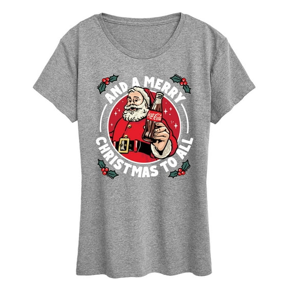 Coca-Cola - And A Merry Christmas To All Coke - Women's Short Sleeve Graphic T-Shirt