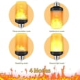 thumbnail image 4 of bombillas E27 con efecto llama, 5 W, LED, 4 modos de iluminación, decorativas para interiores y exteriores., 4 of 5