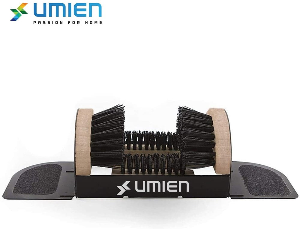 UMIEN Boot Scraper Brush Outdoor Deluxe Folding Boot Cleaner Scrubber