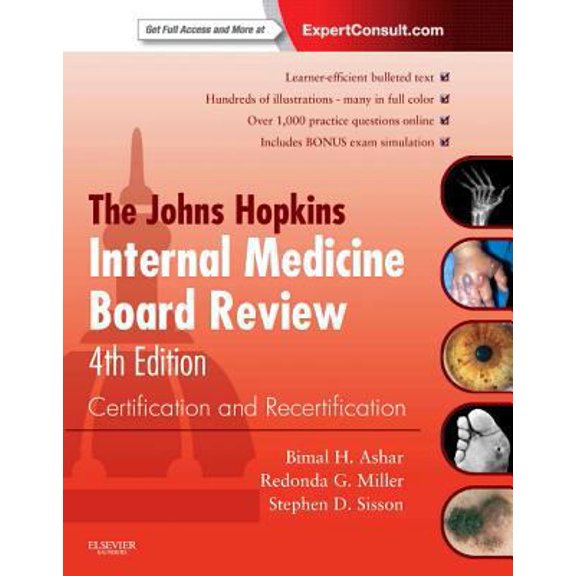 Pre-Owned The Johns Hopkins Internal Medicine Board Review: Certification and Recertification: Expert Consult - Online and Print (Paperback) 1455706922 9781455706921