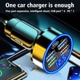 thumbnail image 4 of VIVIDCRAFT 4 USB + PD Phone Car Charger Adapter LED Display QC 3.0 Charging Fast, 4 of 10