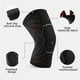 thumbnail image 4 of Rodilleras para al aire libre Elástica Absorción impactos Transpirable Montañismo Fitness Baloncesto Rodilleras protectoras (AB031-Negro Individual XL), 4 of 9