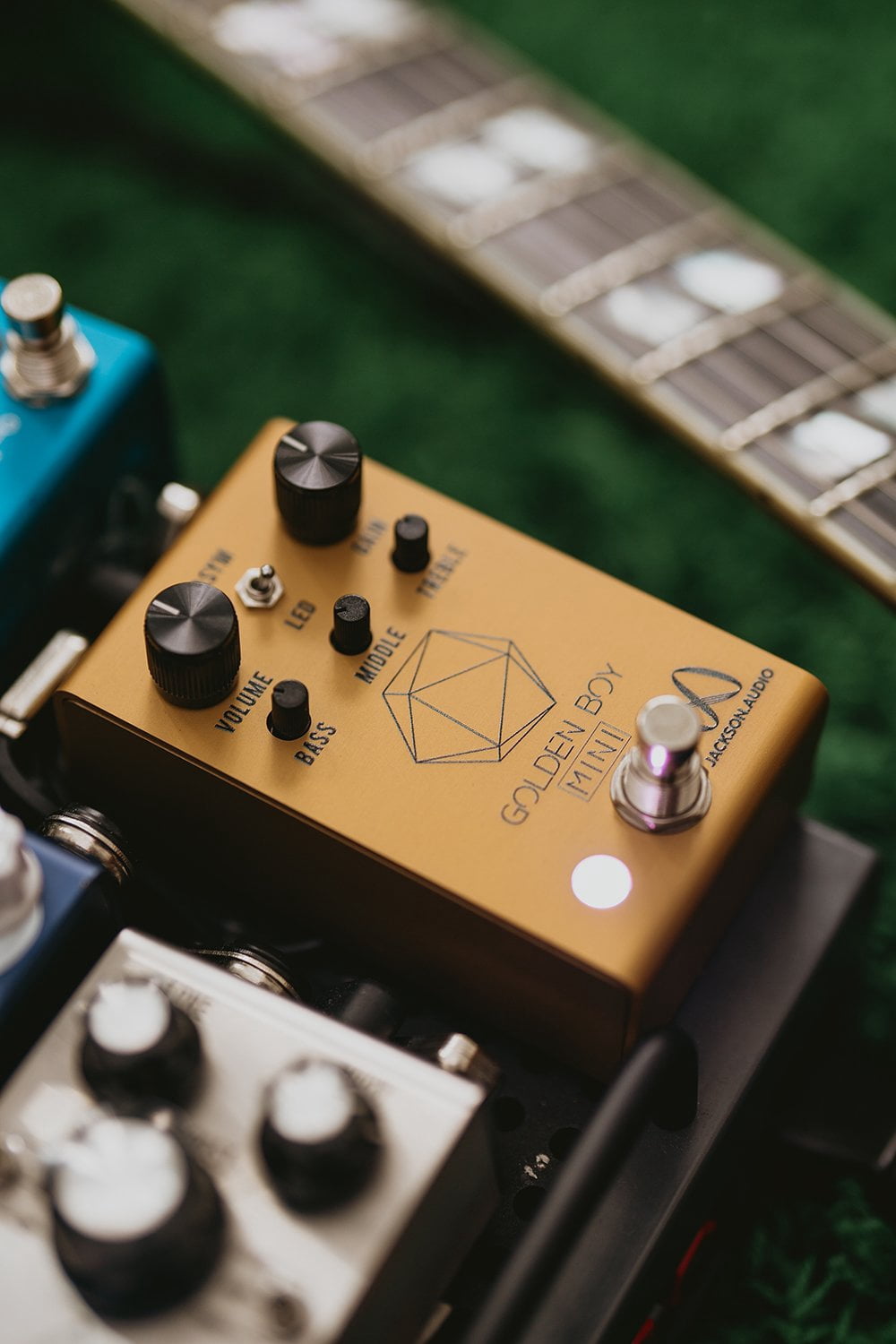 Jackson Audio Golden Boy Mini Overdrive Effects Pedal Gold