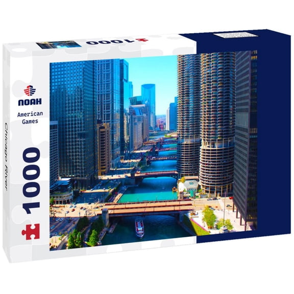 Noah Jigsaw Puzzle Chicago River 1000 pieces