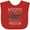 Red, variant on Inktastic Black Hawk Military Boys or Girls Baby Bib