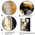 thumbnail image 3 of Designart "Champagne And Glass Montage" Champagne Floater Framed Wall Art Prints, 3 of 5