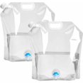 thumbnail image 1 of Bolsa de agua plegable para tanque de agua, contenedor de agua de PE, bolsa de almacenamiento de agua plegable, botes de gran capacidad de 10L, 2 uds., 1 of 5