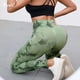 thumbnail image 4 of Mallas de gimnasio con fruncido en la parte de atrás para mujer, pantalones de Yoga de cintura alta sin costuras, mallas deportivas con tinte anudado, ropa de Yoga, medias de entrenamiento para correr, 4 of 5