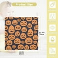 thumbnail image 2 of SKYSONIC 3 PCS Halloween Orange Pumpkins Baby Muslin Washcloths, Face Towel Burp Cloths Ultra Soft Absorbent Cotton Bath Wipes Towels for Newborn Boys Girls, 2 of 7