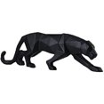 thumbnail image 1 of Décoration de Salon Moderne, Objet de Décoration Moderne, Statue, Statues Décoratives, Sculpture, Décoration de Salon Moderne, Déco, Animaux en Résine, Statue de Décoration de Black Leopard Petite ZHPTO, 1 of 5