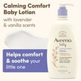 thumbnail image 4 of Aveeno Baby Calming Comfort Moisturizing Bedtime Body Lotion for Baby and Toddler, 18 fl oz, 4 of 12