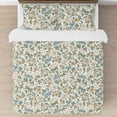 thumbnail image 3 of Vintage Floral Blue and Yellow Full/Queen Comforter Set by Sweet Jojo Designs, 3 of 6