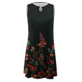 thumbnail image 4 of FcBaudy Robe Sans Manches à Col Rond, Robes d'Été pour Femmes, Robes de Mode Imprimées Confortables Sans Manches Décontractées pour Femmes, 4 of 4